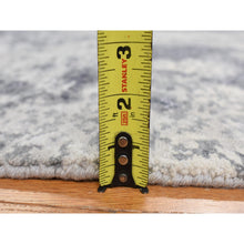 Load image into Gallery viewer, 8&#39;x9&#39;8&quot; Lavender Purple Mixed With Grey, Abstract Tone On Tone, Wool And Silk, Hand Knotted, Oriental Rug FWR468900