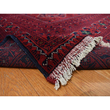 Load image into Gallery viewer, 13&#39;1&quot;x19&#39;9&quot; Barn Red, Afghan Khamyab, Denser Weave With Shiny Wool, Hand Knotted, Mansion Size Oriental Rug FWR468942