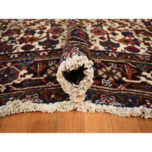 Load image into Gallery viewer, 10&#39;9&quot;x22&#39;5&quot; Claret Red, Semi Antique Persian Heriz, Full Pile, Clean And In Excellent Condition, Rare Long And Narrow Gallery Size, Thick And Plush, 100% Wool Hand Knotted, Oriental Rug FWR469032