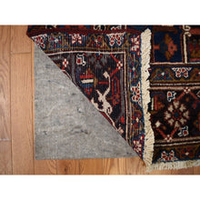 Load image into Gallery viewer, 10&#39;9&quot;x22&#39;5&quot; Claret Red, Semi Antique Persian Heriz, Full Pile, Clean And In Excellent Condition, Rare Long And Narrow Gallery Size, Thick And Plush, 100% Wool Hand Knotted, Oriental Rug FWR469032