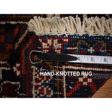 Load image into Gallery viewer, 10&#39;9&quot;x22&#39;5&quot; Claret Red, Semi Antique Persian Heriz, Full Pile, Clean And In Excellent Condition, Rare Long And Narrow Gallery Size, Thick And Plush, 100% Wool Hand Knotted, Oriental Rug FWR469032