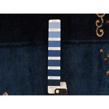 Load image into Gallery viewer, 3&#39;x5&#39;8&quot; Big Dipper Blue, Antique Chinese Peking, Clean And Soft, Sides And Ends Professionally Secured, Pure Wool, Full Pile In Mint Condition, Hand Knotted Oriental Rug FWR469170
