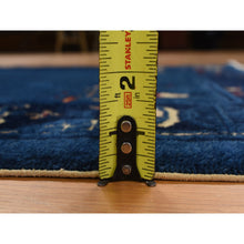 Load image into Gallery viewer, 3&#39;x5&#39;8&quot; Big Dipper Blue, Antique Chinese Peking, Clean And Soft, Sides And Ends Professionally Secured, Pure Wool, Full Pile In Mint Condition, Hand Knotted Oriental Rug FWR469170