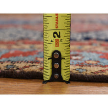 Load image into Gallery viewer, 3&#39;5&quot;x12&#39;6&quot; Midnight Blue, Antique Persian Malayer In Good Condition, Full Pile, Sides And Ends Professionally Secured, Clean, 100% Wool, Hand Knotted, Runner, Oriental Rug FWR469362