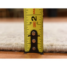 Load image into Gallery viewer, 2&#39;5&quot;x12&#39; Cloud Gray, Jacquard Hand Loomed, Broken Cypress Tree Design, Silken Thick And Plush, Runner, Oriental Rug FWR469470