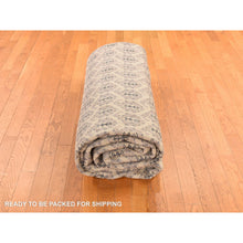 Load image into Gallery viewer, 11&#39;8&quot;x14&#39;9&quot; Dutch White, Turkish Knot Paisley Design, 100% Wool, Hand Knotted, Oversized, Oriental Rug FWR469584