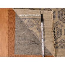 Load image into Gallery viewer, 11&#39;8&quot;x14&#39;9&quot; Dutch White, Turkish Knot Paisley Design, 100% Wool, Hand Knotted, Oversized, Oriental Rug FWR469584