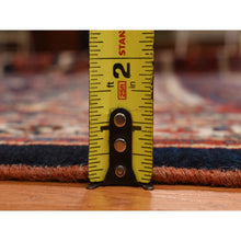 Load image into Gallery viewer, 12&#39;6&quot;x20&#39;1&quot; Midnight Blue, Antique Persian Bijar, Densley Woven With Fine Wool, Good Condition, Repetitive All Over Tribal Guls Design, Hand Knotted, Oversized, Oriental Rug FWR469632