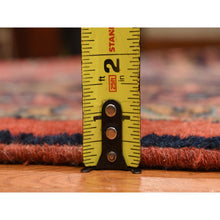 Load image into Gallery viewer, 11&#39;2&quot;x18&#39;5&quot; Prismatic Red, Antique Persian Bijar with All Over Flower Design, Wool Weft, XL Long and Narrow, Good Condition, Thick and Plush, 100% Wool, Hand Knotted Oriental Rug FWR469650