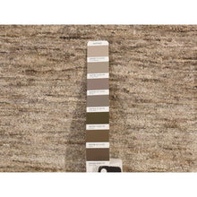 Load image into Gallery viewer, 2&#39;x3&#39; Cashmere Brown, Pure Sari Silk, Hand Knotted, Plain Solid Design, Sample, Strike Off, Mat, Oriental Rug FWR469758