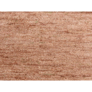 2'x3'1" Antique Brass Brown, Pure Sari Silk, Plain Solid Design, Sample, Strike Off, Hand Knotted, Mat, Oriental Rug FWR469776