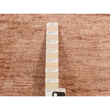 Load image into Gallery viewer, 2&#39;x3&#39;1&quot; Antique Brass Brown, Pure Sari Silk, Plain Solid Design, Sample, Strike Off, Hand Knotted, Mat, Oriental Rug FWR469776