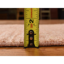 Load image into Gallery viewer, 2&#39;x3&#39;1&quot; Antique Brass Brown, Pure Sari Silk, Plain Solid Design, Sample, Strike Off, Hand Knotted, Mat, Oriental Rug FWR469776