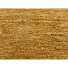 Load image into Gallery viewer, 2&#39;x3&#39;1&quot; Copper Brown, Plain Solid Design, Pure Sari Silk, Sample, Strike Off, Hand Knotted, Mat, Oriental Rug FWR469788