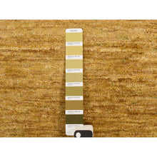 Load image into Gallery viewer, 2&#39;x3&#39;1&quot; Copper Brown, Plain Solid Design, Pure Sari Silk, Sample, Strike Off, Hand Knotted, Mat, Oriental Rug FWR469788