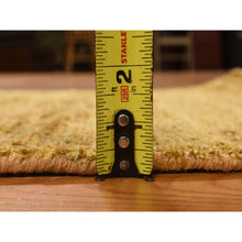 Load image into Gallery viewer, 2&#39;x3&#39;1&quot; Copper Brown, Plain Solid Design, Pure Sari Silk, Sample, Strike Off, Hand Knotted, Mat, Oriental Rug FWR469788