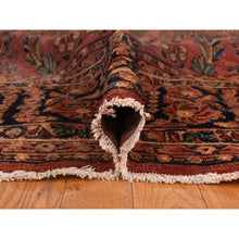 Load image into Gallery viewer, 10&#39;x13&#39;4&quot; Cinnamon Red, Antique Persian Sarouk, Clean, Soft, Sheared Down, Low Pile, 100% Wool, Hand Knotted, Oriental Rug FWR469836