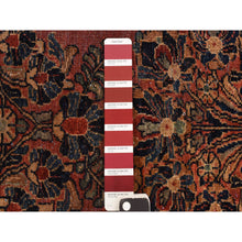 Load image into Gallery viewer, 10&#39;x13&#39;4&quot; Cinnamon Red, Antique Persian Sarouk, Clean, Soft, Sheared Down, Low Pile, 100% Wool, Hand Knotted, Oriental Rug FWR469836