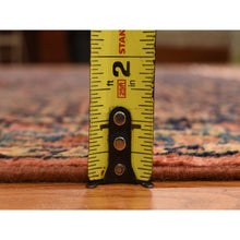 Load image into Gallery viewer, 10&#39;x13&#39;4&quot; Cinnamon Red, Antique Persian Sarouk, Clean, Soft, Sheared Down, Low Pile, 100% Wool, Hand Knotted, Oriental Rug FWR469836