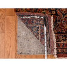 Load image into Gallery viewer, 10&#39;x13&#39;4&quot; Cinnamon Red, Antique Persian Sarouk, Clean, Soft, Sheared Down, Low Pile, 100% Wool, Hand Knotted, Oriental Rug FWR469836