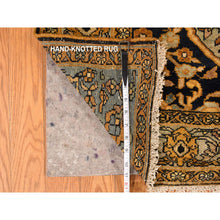 Load image into Gallery viewer, 6&#39;8&quot;x9&#39;1&quot; Khaki Brown, New Persian Serab, Trellis All Over Design, Camel Hair, Pure Wool, Hand Knotted, Oriental Rug FWR525570