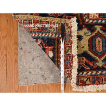 Load image into Gallery viewer, 8&#39;9&quot;x12&#39;3&quot; Scarlet Red, Antique Persian Heriz, Clean, Excellent Condition, Light And Dark Side Highlights, Soft With Sides And Ends Secured, Full Pile, 100% Wool, Hand Knotted Oriental Rug FWR469944