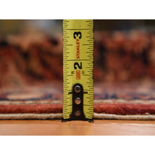 Load image into Gallery viewer, 13&#39;8&quot;x15&#39;10&quot; Cinnamon Red, Antique Persian Sarouk, Xl Squarish Size, Clean, Excellent Condition, Light And Dark Side Highlights, Soft With Sides And Ends Secured, 100% Wool, Hand Knotted Oriental Rug FWR469956