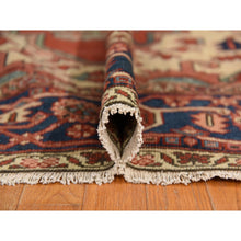 Load image into Gallery viewer, 9&#39;2&quot;x14&#39; Chili Red, Antique Persian Serapi, Clean, Good Condition, Even Wear, Soft with Sides and Ends Secured, 100% Wool, Hand Knotted Oriental Rug FWR469962