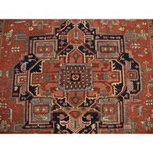 Load image into Gallery viewer, 9&#39;2&quot;x14&#39; Chili Red, Antique Persian Serapi, Clean, Good Condition, Even Wear, Soft With Sides And Ends Secured, 100% Wool, Hand Knotted Oriental Rug FWR469962