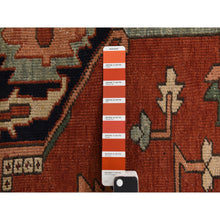 Load image into Gallery viewer, 9&#39;2&quot;x14&#39; Chili Red, Antique Persian Serapi, Clean, Good Condition, Even Wear, Soft With Sides And Ends Secured, 100% Wool, Hand Knotted Oriental Rug FWR469962