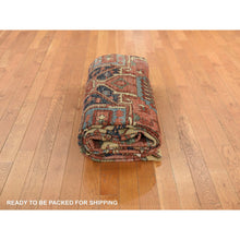 Load image into Gallery viewer, 9&#39;2&quot;x14&#39; Chili Red, Antique Persian Serapi, Clean, Good Condition, Even Wear, Soft with Sides and Ends Secured, 100% Wool, Hand Knotted Oriental Rug FWR469962