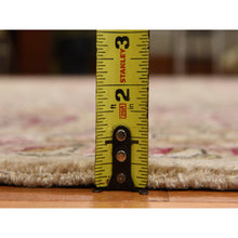 Load image into Gallery viewer, 11&#39;7&quot;x19&#39;3&quot; Bone White, Antique Persian Kerman, Clean, Some Wear, Sides And Ends Secured, 100% Wool, Hand Knotted, Oversized, Oriental Rug FWR469974