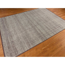 Load image into Gallery viewer, 10&#39;x14&#39; Wine Red, Plain and Natural Design, Oxidized 100% Wool, Hand Knotted, Tone on Tone, Oriental Rug FWR469986