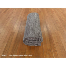 Load image into Gallery viewer, 10&#39;x14&#39; Wine Red, Plain and Natural Design, Oxidized 100% Wool, Hand Knotted, Tone on Tone, Oriental Rug FWR469986