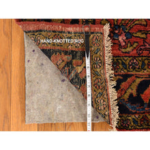 Load image into Gallery viewer, 5&#39;3&quot;x6&#39;7&quot; Crimson Red, Antique Persian Lilihan, Clean And Soft, Even Pile, Sides And Ends Secured, 100% Wool, Hand Knotted Oriental Rug FWR469992