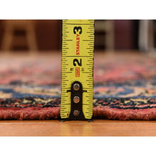 Load image into Gallery viewer, 4&#39;10&quot;x6&#39;5&quot; Ruby Red, Antique Persian Lilihan, Clean And Soft, Even Pile, Sides And Ends Secured, 100% Wool, Hand Knotted Oriental Rug FWR469998