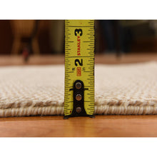 Load image into Gallery viewer, 2&#39;x3&#39; Bone White, Dot Design, Sample, Pure Alpaca Unmixed Wool, Hand Knotted, Super Soft And Fine To The Touch, Mat, Oriental Rug FWR470040