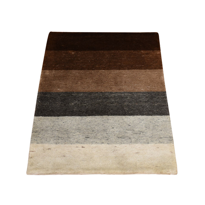 2'x3' Colorful, Sample Blanket Design Code, Pure Alpaca Unmixed Wool, Hand Knotted, Super Soft and Fine to the Touch, Mat, Oriental Rug FWR470046