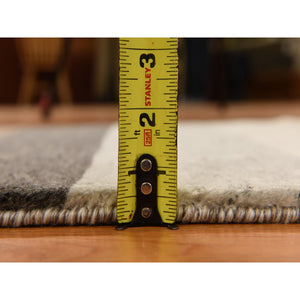 2'x3' Colorful, Sample Blanket Design Code, Pure Alpaca Unmixed Wool, Hand Knotted, Super Soft and Fine to the Touch, Mat, Oriental Rug FWR470046