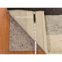 Load image into Gallery viewer, 2&#39;x3&#39; Colorful, Sample Blanket Design Code, Pure Alpaca Unmixed Wool, Hand Knotted, Super Soft and Fine to the Touch, Mat, Oriental Rug FWR470046