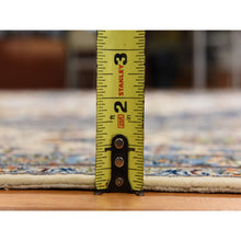 Load image into Gallery viewer, 10&#39;1&quot;x14&#39;8&quot; Parchment Ivory, Vintage Persian Esfahan, 400 KPSI, Good Condition, Clean, Soft and Pliable, Hand Knotted, Wool and Silk on Silk Oriental Rug FWR470118