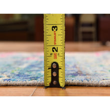 Load image into Gallery viewer, 2&#39;x3&#39;2&quot; The Peacock, Sari Silk, Colorful, Hand Knotted, Mat, Oriental Rug FWR470154