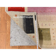 Load image into Gallery viewer, 10&#39;x13&#39;2&quot; Parchment White, Colorful Lori Buft Gabbeh, Thick And Plush, 100% Wool, Hand Knotted, Oriental Rug FWR470256