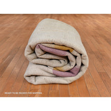 Load image into Gallery viewer, 10&#39;x13&#39;2&quot; Parchment White, Colorful Lori Buft Gabbeh, Thick And Plush, 100% Wool, Hand Knotted, Oriental Rug FWR470256