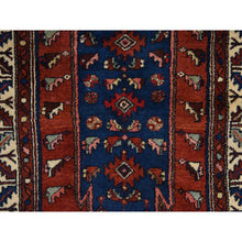 Load image into Gallery viewer, 3&#39;3&quot;x6&#39;3&quot; Spicy Orange, Antique Persian Mazlagan, Full Pile, Clean, Excellent Condition, Sides And Ends Professionally Secured, 100% Wool, Hand Knotted, Oriental Rug FWR470406