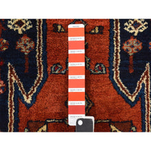 Load image into Gallery viewer, 3&#39;3&quot;x6&#39;3&quot; Spicy Orange, Antique Persian Mazlagan, Full Pile, Clean, Excellent Condition, Sides and Ends Professionally Secured, 100% Wool, Hand Knotted, Oriental Rug FWR470406