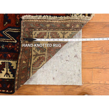 Load image into Gallery viewer, 3&#39;3&quot;x6&#39;3&quot; Spicy Orange, Antique Persian Mazlagan, Full Pile, Clean, Excellent Condition, Sides and Ends Professionally Secured, 100% Wool, Hand Knotted, Oriental Rug FWR470406