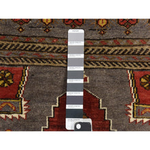 Load image into Gallery viewer, 3&#39;10&quot;x6&#39; Pewter Gray, Vintage Turkish Keysari, Clean, Good Condition, 100% Wool, Hand Knotted, Oriental Rug FWR470424