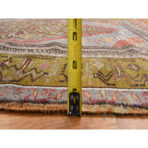 3'10"x6' Pewter Gray, Vintage Turkish Keysari, Clean, Good Condition, 100% Wool, Hand Knotted, Oriental Rug FWR470424