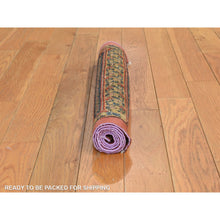 Load image into Gallery viewer, 1&#39;10&quot;x3&#39;2&quot; Scarlet Sage Red, Antique Persian Senneh, Even Wear, Clean, Good Condition, 100% Wool, Hand Knotted, Mat, Oriental Rug FWR470442